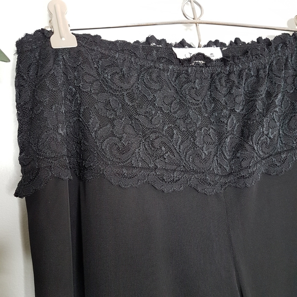 🌏 JESSICA • Vintage Sheer Pants with Lining • Sz Medium - Picture 4 of 13